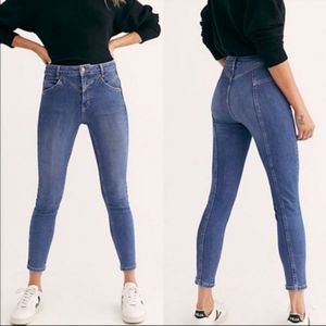 We the Free Free People Riley Seamed Skinny Jean